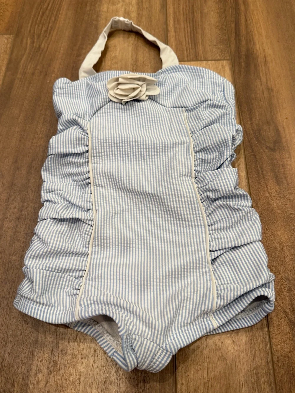 Janie and Jack Navy and White Clothing Tag